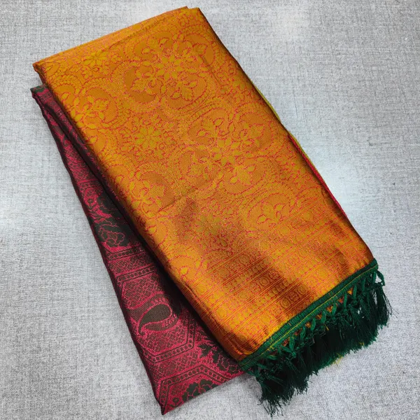 Silk Saree With Zari Work | SR65